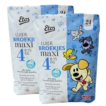 Підгузки-трусики Etos 4 Maxi (8-15 кг), 48 шт LS204425 фото