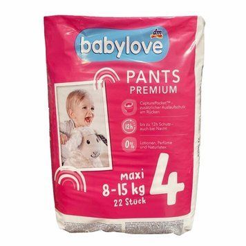 Підгузки-трусики Babylove Premium 4 Maxi (8-15 кг), 22 шт LS202920 фото