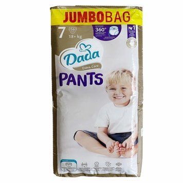 Підгузки-трусики Dada Extra Care 7 (18+ кг), 56 шт JumboBag LS204378 фото