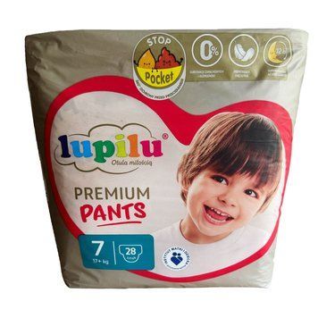 Підгузки-трусики Lupilu Premium Pants 7 (17+ кг) 28 шт LS204558 фото