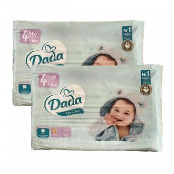 Дитячі одноразові підгузки Dada Extra Soft Розмір 4 maxi, 7-16 кг , 96 шт LS203680 фото