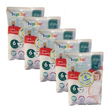Підгузники-трусики Lupilu Soft & dry pants Розмір 6, 15 + кг, 90 шт LS203970 фото