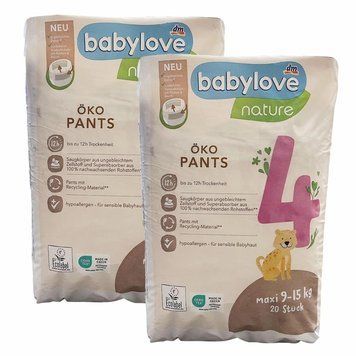 Підгузки-трусики Babylove Nature 4 (9-15 кг), 40 шт LS203976 фото