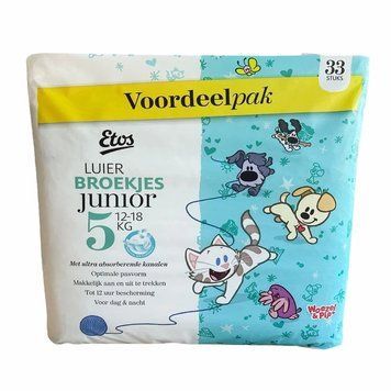 Підгузки-трусики Etos 5 Junior (12-18 кг) 33 шт LS202984 фото
