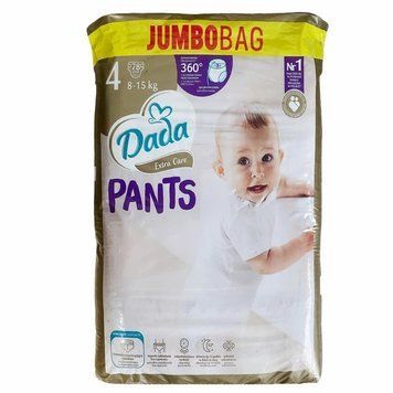 Підгузки-трусики Dada Extra Care 4 (8-15 кг), 78 шт JumboBag LS204375 фото
