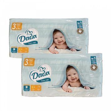 Підгузники Dada Extra Soft 3 Midi, Вага 4 - 9 кг, 108 шт LS204100 фото