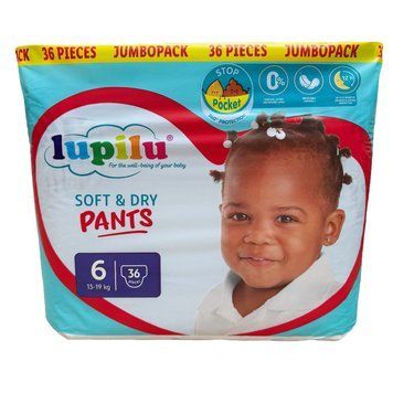 Підгузки-трусики Lupilu Soft & Dry 6 (13-19 кг) 36 шт LS204556 фото