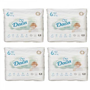 Підгузники Dada Pure Care 6 (16+ кг) 104 шт LS203815 фото