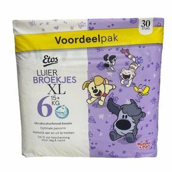 Підгузки-трусики Etos 6 XL (15+ кг), 30 шт LS204328 фото