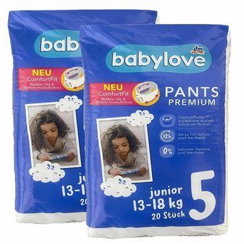 Підгузки-трусики Babylove Premium 5 junior (13-18 кг), 40 шт LS204367 фото