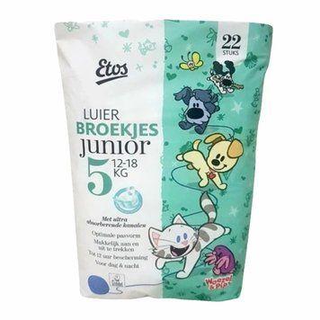 Підгузки-трусики Etos 5 Junior (12-18 кг) 22 шт LS203605 фото