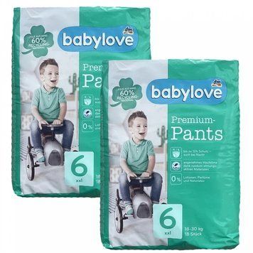 Підгузки-трусики Babylove Premium Розмір 6 xxl, 18-30 кг, 36 шт LS203878 фото