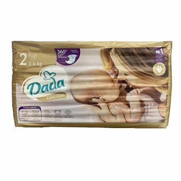 Підгузники Dada Extra Care 2 (3-6 кг) 44 шт LS203369 фото