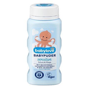 Присипка для дітей Babylove Sensitive 100 г LS204488 фото