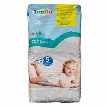 Преміум підгузники Lupilu soft & dry 5 Junior (10-16 кг) 70 шт LS202961 фото