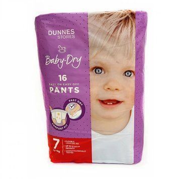 Підгузки-трусики Dunnes Stores Розмір 7, 17 + кг, 16 шт LS203669 фото