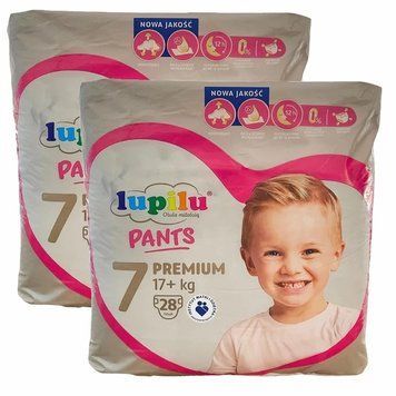 Підгузки - трусики Lupilu Premium 7 (17+ кг), 56 шт LS203412 фото