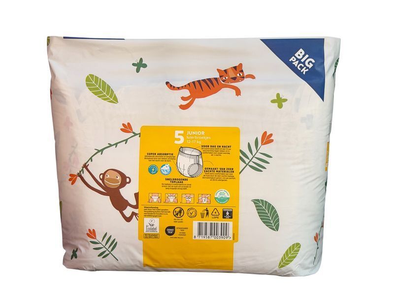 Підгузки-трусики Albert Heijn (AH) Junior 5, (12-17 кг), 120 шт LS204602 фото