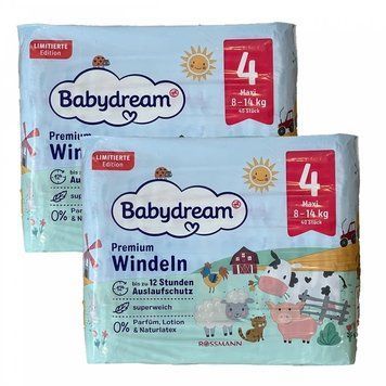 Підгузники Babydream Premium 4 Maxi (8-14) кг 80 шт LS204092 фото
