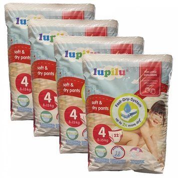 Підгузки-трусики Lupilu Soft & dry Розмір 4, 8-15 кг, 88 шт LS203671 фото