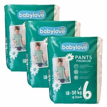 Підгузки-трусики Babylove Premium 6 xxl (18-30 кг) 54 шт LS203984 фото