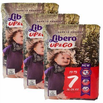 Підгузки-трусики Libero Up&Go 7 (16-26 кг) 57 шт LS203517 фото