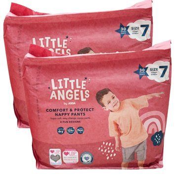 Підгузки-трусики Little Angels Comfort & Protect 7 (17+ кг), 60 шт LS204582 фото