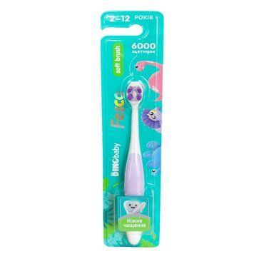 Дитяча зубна щітка Fesco Soft brush 2-12р. фіолетова LS204499 фото