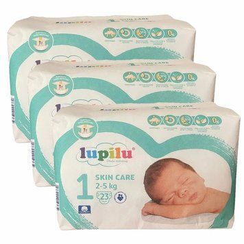 Підгузки Lupilu Skin Care Newborn 1 (2-5 кг), 69 шт LS203008 фото