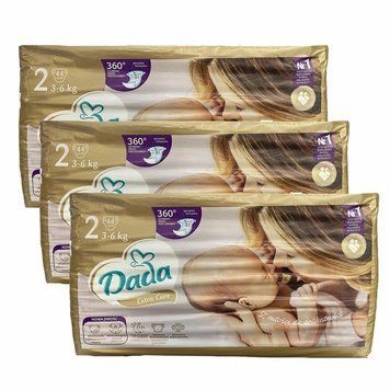 Підгузники Dada Extra Care 2 (3-6 кг) 132 шт LS202931 фото