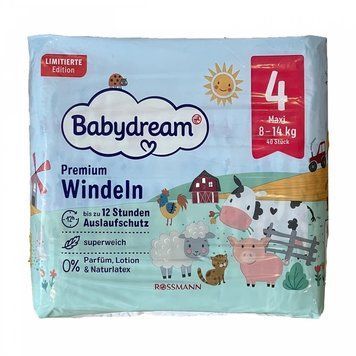 Підгузники Babydream Premium 4 Maxi (8-14) кг 40 шт LS203787 фото