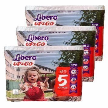 Підгузки-трусики Libero UP&GO 5 (10-14 кг) 126 шт LS204082 фото