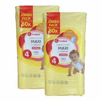 Дитячі підгузники Kruidvat 4 maxi JUMBOPACK (8-14 кг), 160 шт LS204290 фото