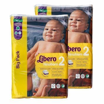 Підгузки Libero Newborn 2 (3-6 кг) 172 шт LS203333 фото