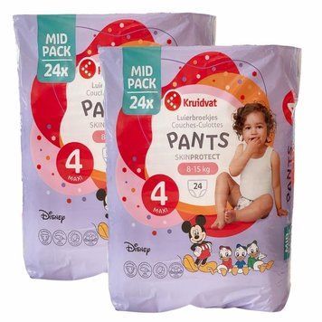 Підгузки - трусики Kruidvat 4 (8-15 кг), 48 шт LS203515 фото