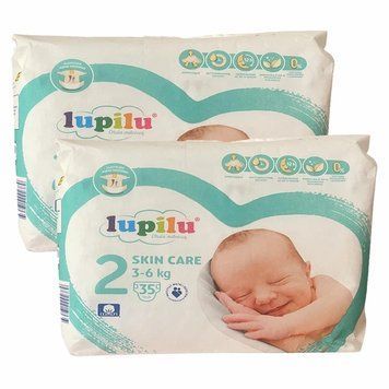 Підгузки Lupilu Skin Care 2 Mini (3-6 кг), 70 шт LS203006 фото