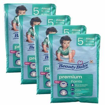 Підгузки-трусики Beauty Baby premium 5 junor (12-17 кг) 80 шт LS204156 фото