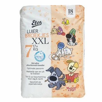 Підгузки-трусики Etos 7 XXL (17+ кг), 18 шт LS204338 фото